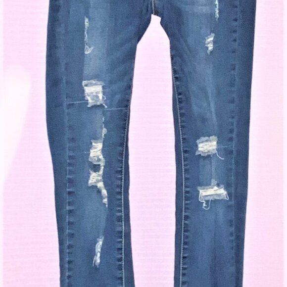 NWOT Bamboo Ripped Designer Jeans Made in the USA Inseam is 28" - Picture 13 of 16